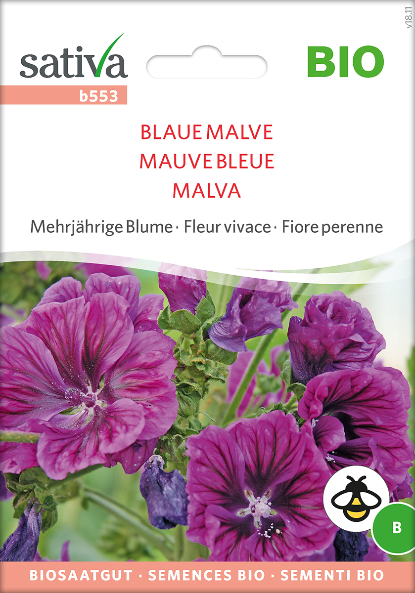 Blaue Malve - Biosaatgut von Sativa