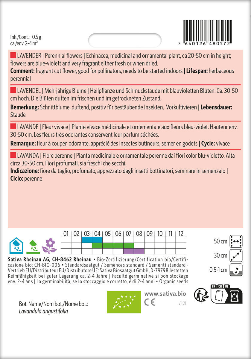 Lavendel - Samen für die Welt
