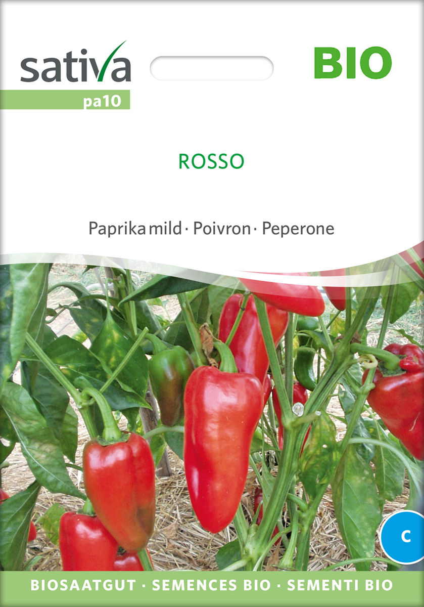 Paprika 'Rosso' BIO Samen