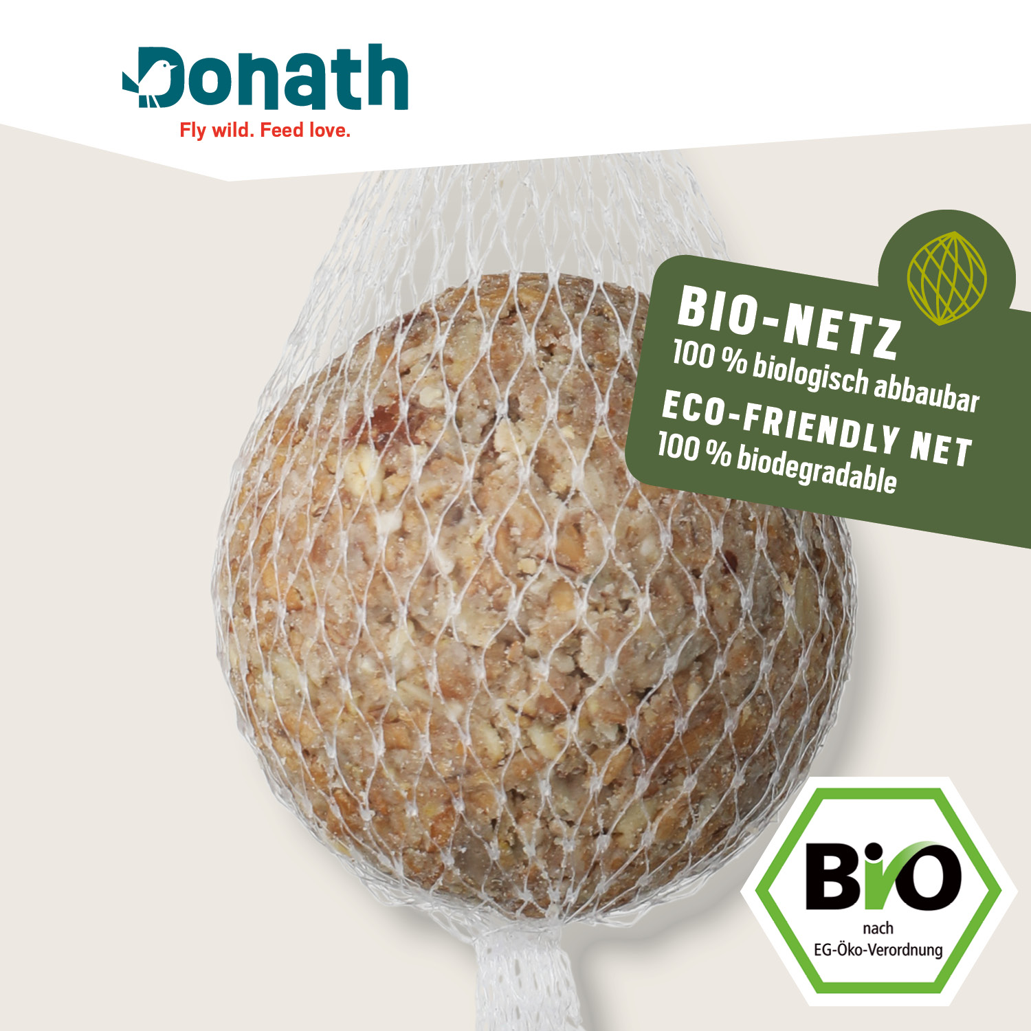 Donath BIO Energie Meisen Knödel, ohne Schalen im Bio Netz