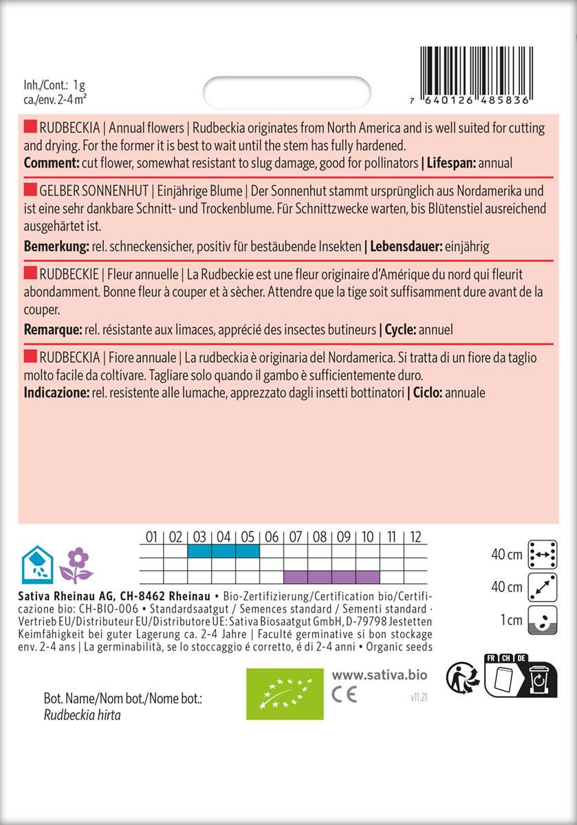 Gelber Sonnenhut, Rudbeckie 