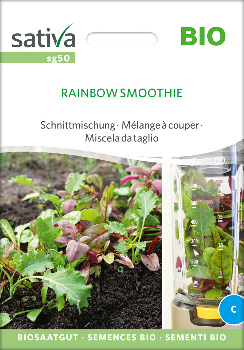 Rainbow Smoothie Schnittmischung Biosamen