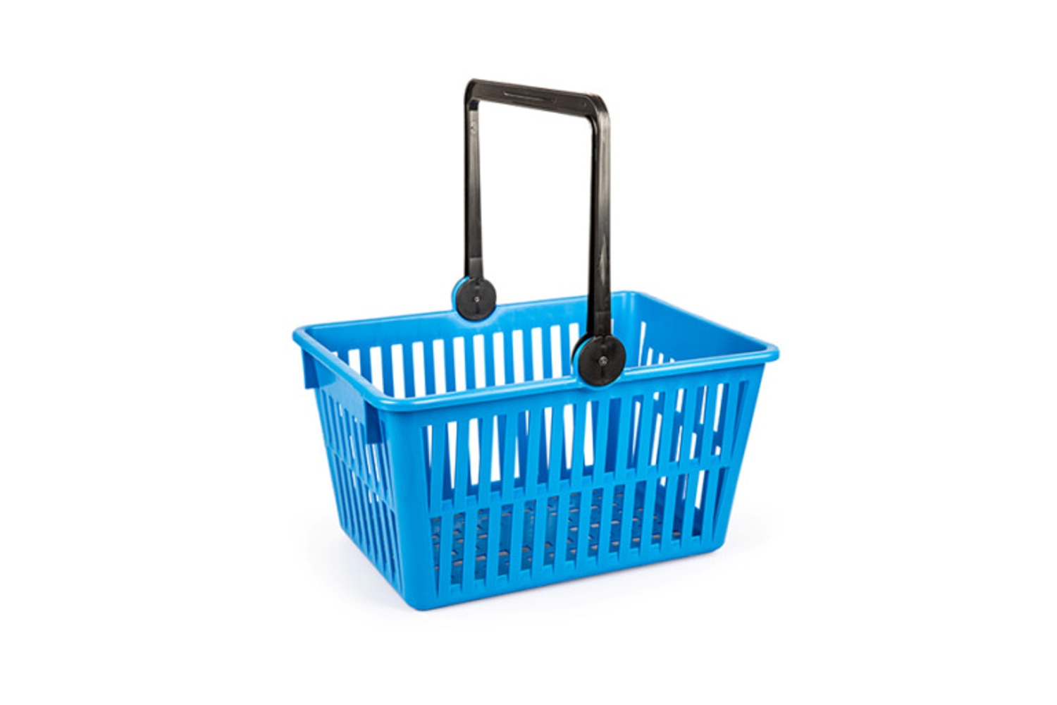 Stöckli Korb / Gartenkorb / Einkaufskorb blau