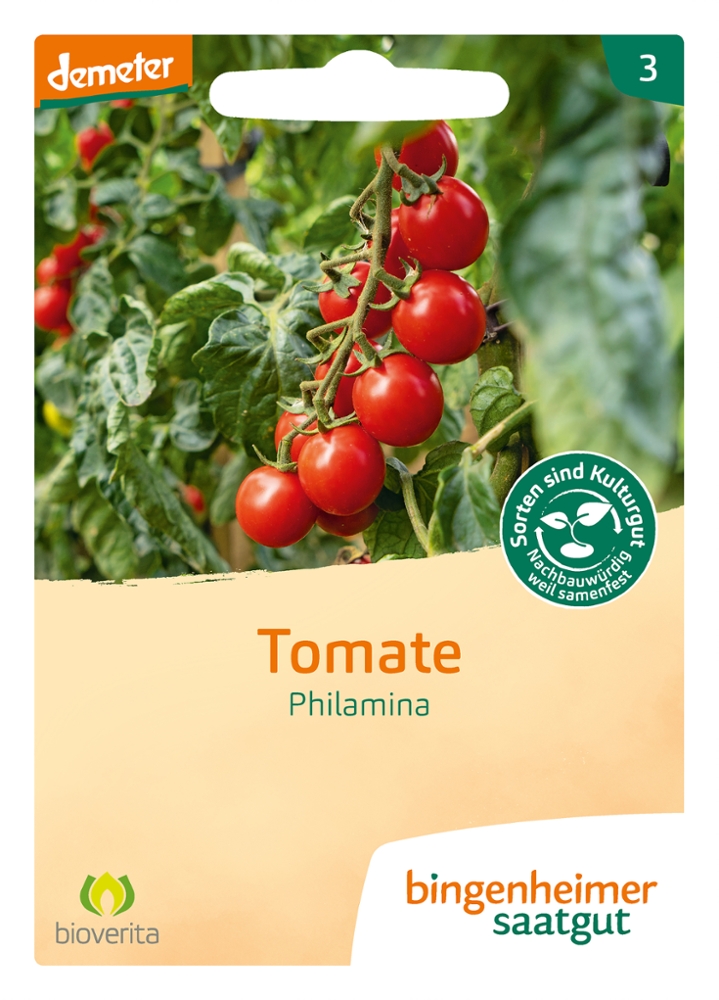 samen_tomate_philamina_biosamen_cherrytomaten Tomate Philamina Bio Samen