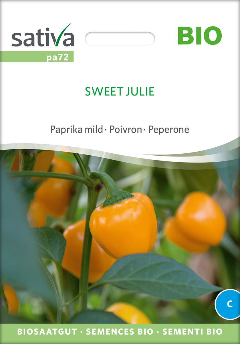 Paprika Sweet Julie BIO Samen