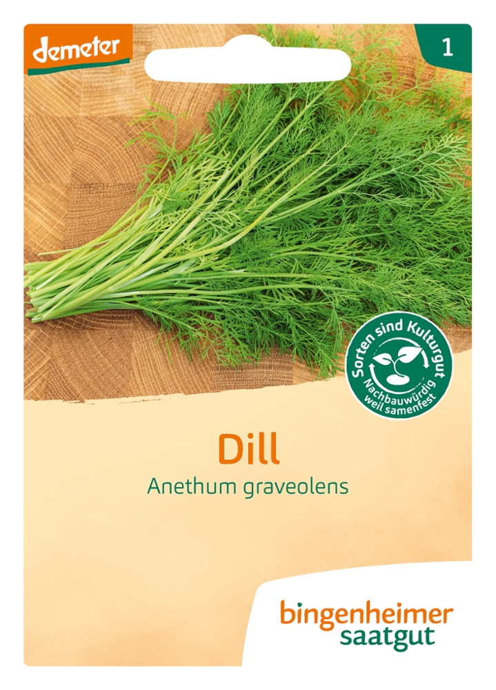 Dill, BIO, 5 Saatgut Scheiben