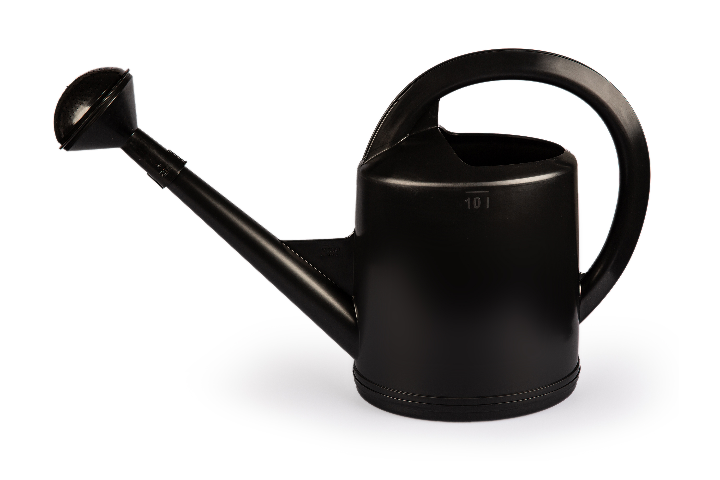Stöckli Gießkanne 10 Liter mit Brause, Anthrazit, Recycling