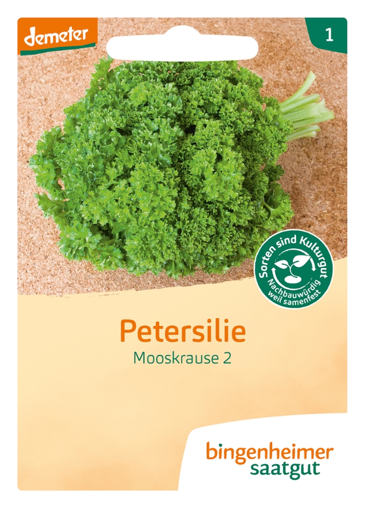 Petersilie Mooskrause BIO Samen