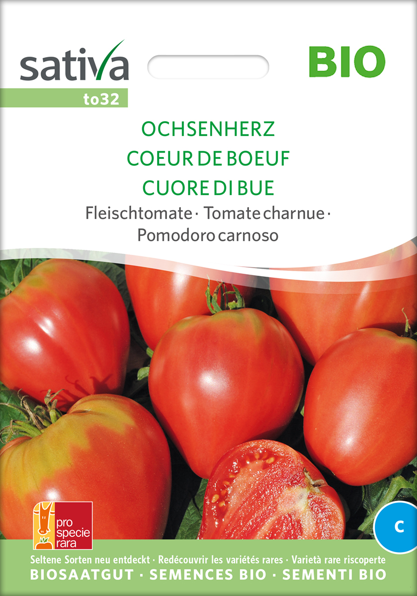 Tomate Ochsenherz BIO Samen von Sativa