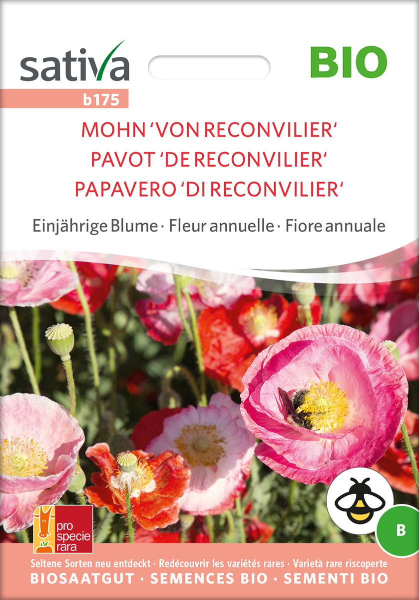 Mohn 'Von Reconvilier' Biosaatgut