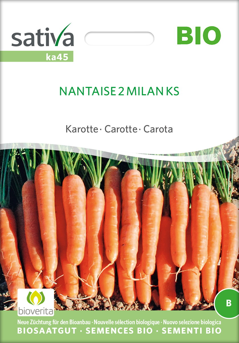ka45_karotte_-nantaise_2_milan_ks-_bio_samen Karotte 'Nantaise 2 Milan KS, BIO Samen