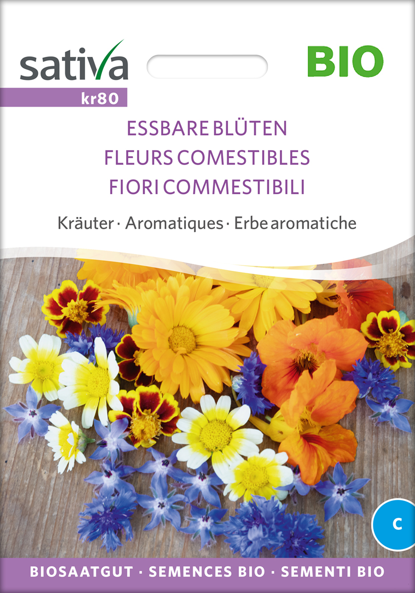 kr80_essbare_blueten_bio_samen Essbare Blüten Bio Samen von Sativa