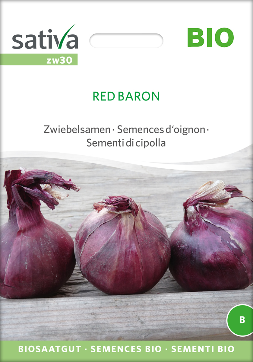 Zwiebel 'Red Baron' BIO Samen Sativa