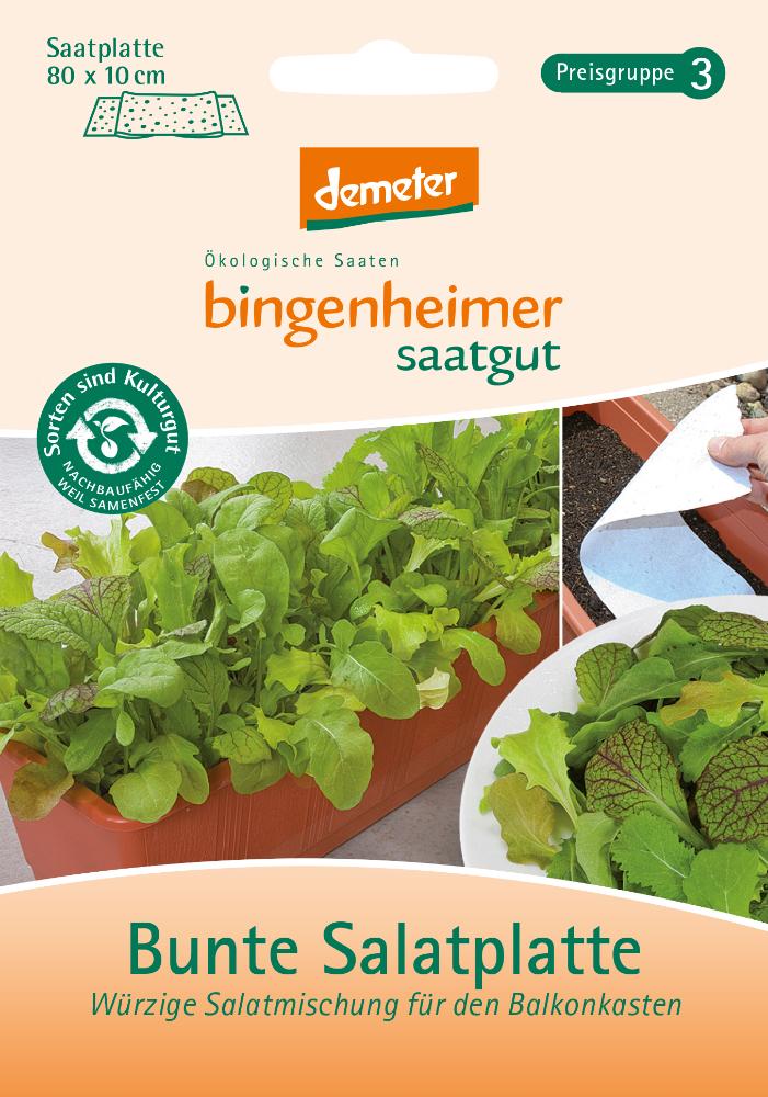 Bunte Salatplatte Biosaatgut