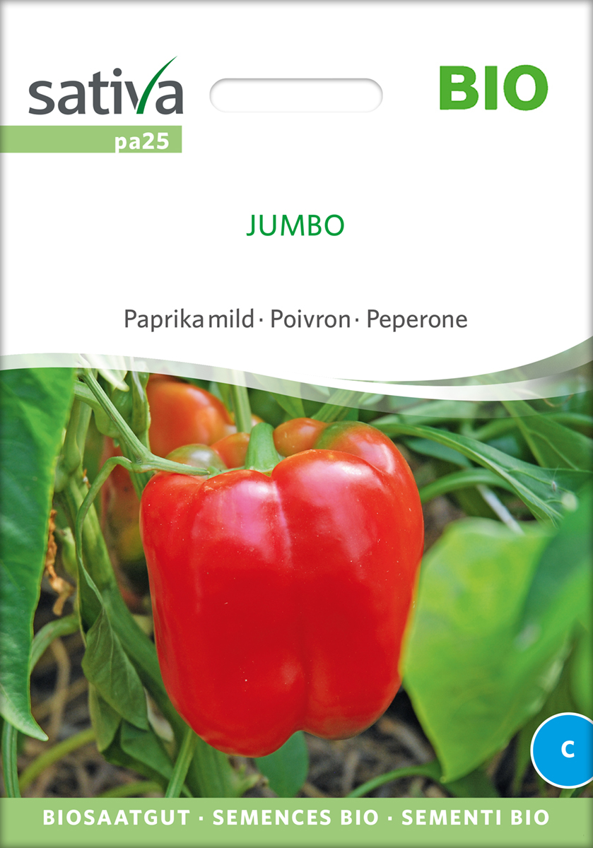 Paprika Jumbo BIO Samen