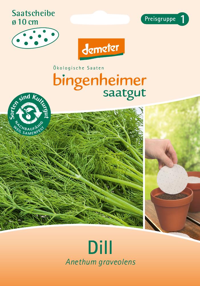 Dill Saatscheiben bingenheimer saatgut