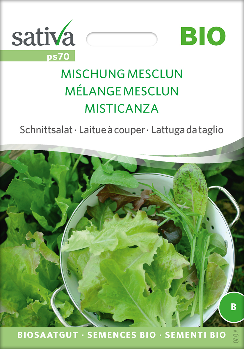 Schnittsalat 'Mischung Mesclun' BIO Samen